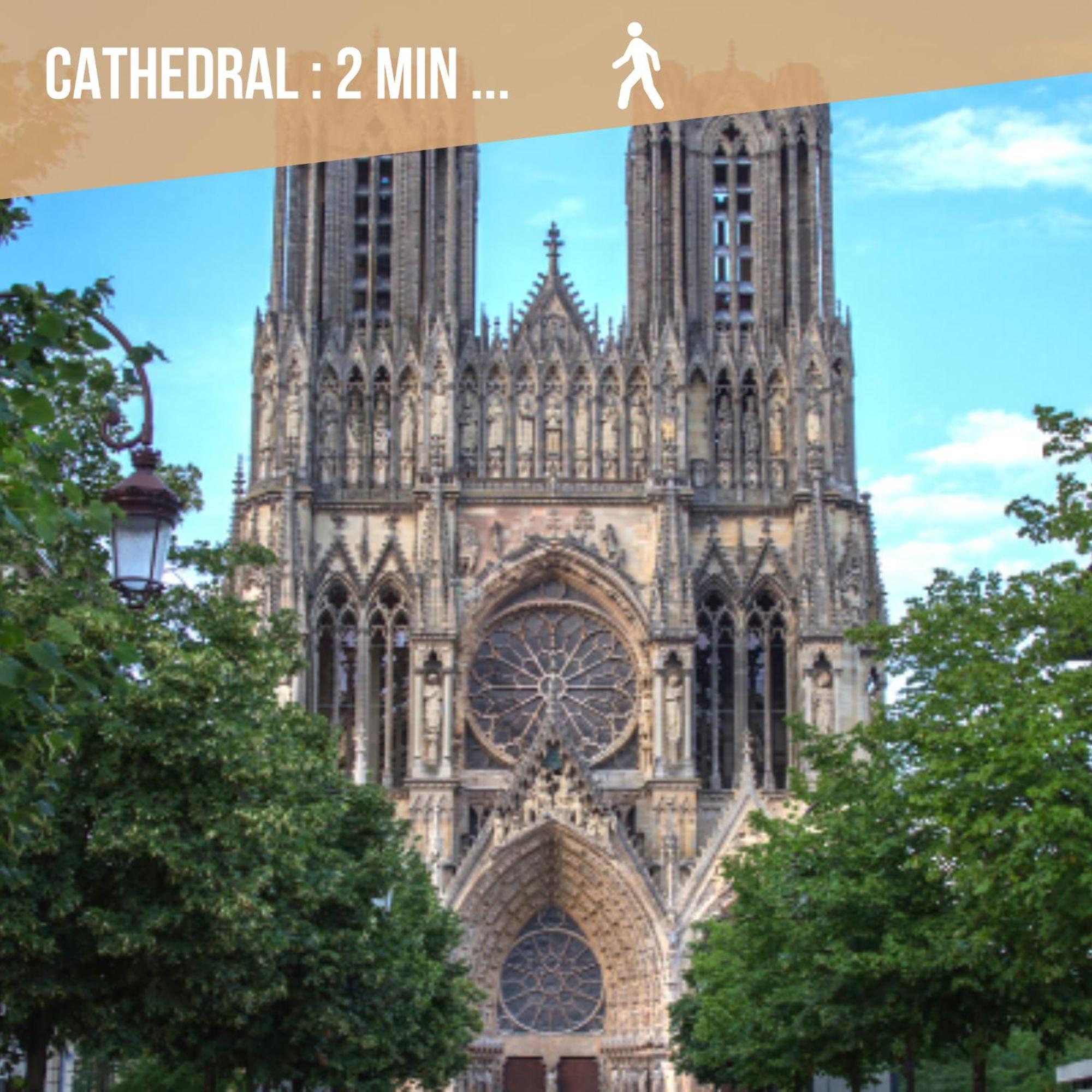 랭스 Le Royal - Cathedral - Center 아파트 외부 사진